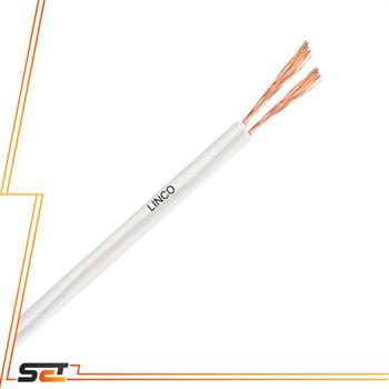 سیم نایلونی بند تخت 2x0.75 البرزالکتریک نور لینکو