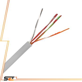 کابل زوجی هوایی 4x2x0.6 نور زنجان طوسی