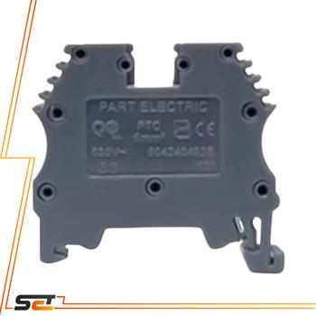 ترمینال ریلی در پوش دار دو تیکه 35 آمپر طوسی