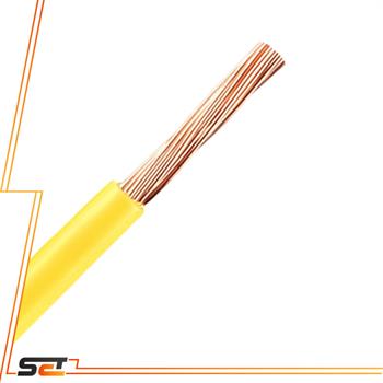 سیم افشان 1x1 البرز الکتریک نور لینکو زرد