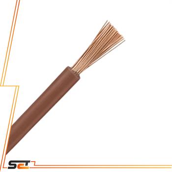 سیم افشان 1x1 البرز الکتریک نور لینکو قهوه ای