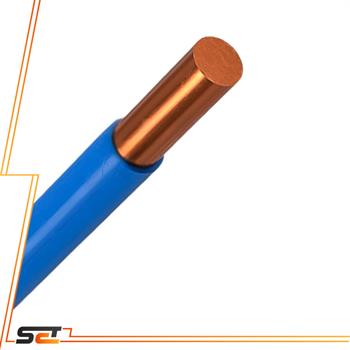 سیم مفتول 1x0.75 البرز الکتریک نور لینکو آبی