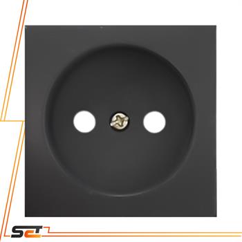 صفحه پریز بدون ارت آذین مشکی