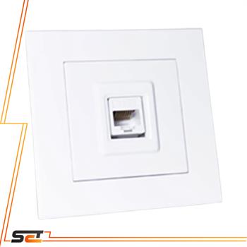 صفحه پریز شبکه آذین سفید