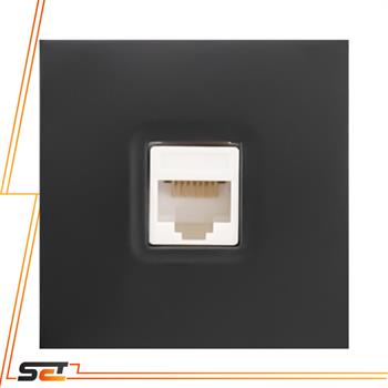 صفحه پریز شبکه آذین مشکی