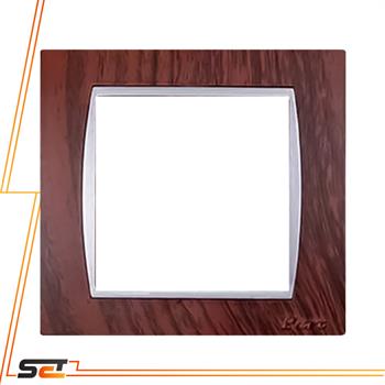 قاب چوب آذین بازه نقره ای