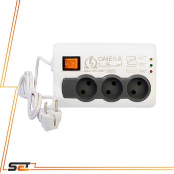 محافظ 3خانه استاندارد  1.5م بدون ارت امگا الکتریک