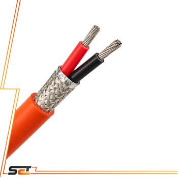 کابل نسوز سیلیکونی شیلد دار نور زنجان 2x1.5