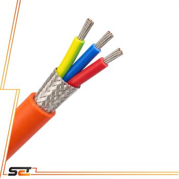 کابل نسوز سیلیکونی شیلد دار نور زنجان 3x1.5