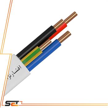 کابل کولری افشان 4x1.5 سفید نور زنجان